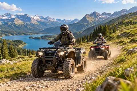 Aktivitätsillustration für Quad-Touren in Queenstown