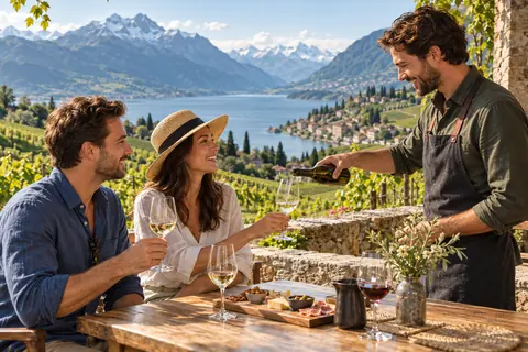 Aktivitätsillustration für Weintouren in Queenstown